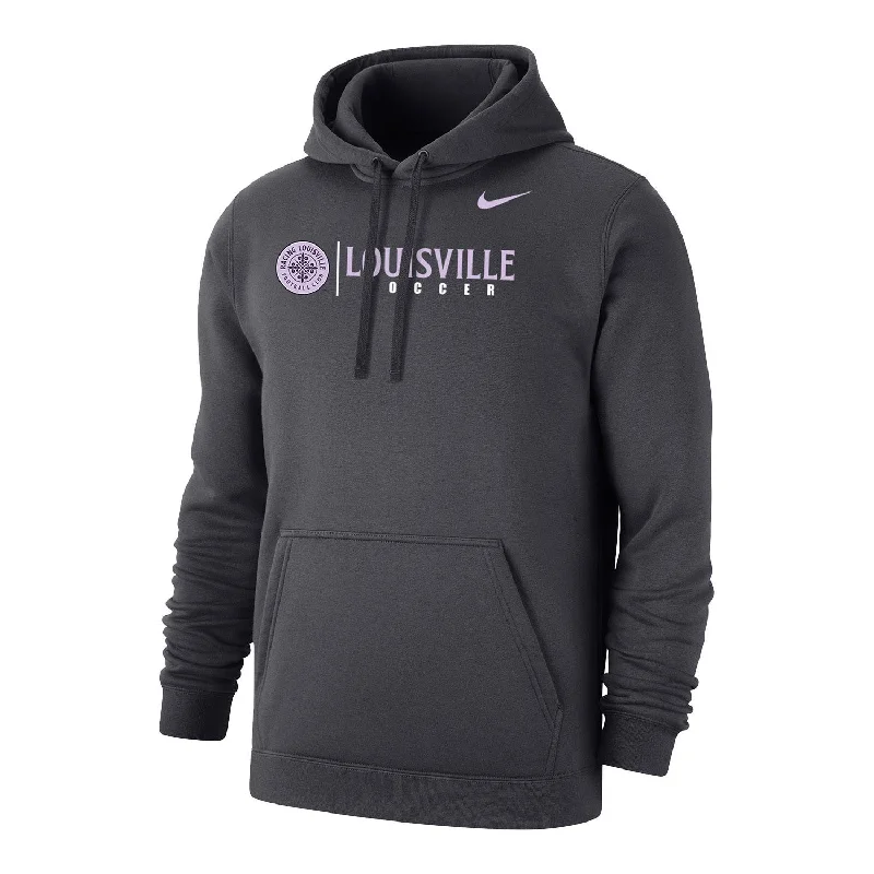 stylish spring outerwearstylish spring outerwearMen's adventure outerwearUnisex Nike Racing Louisville FC Combo Grey Hoodie