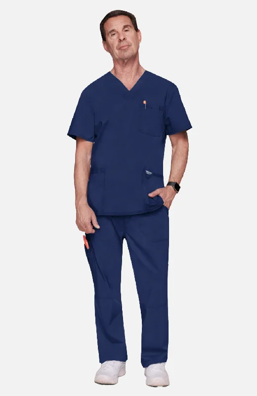 comfy lounge setsCherokee Mens V-Neck Scrubs Set