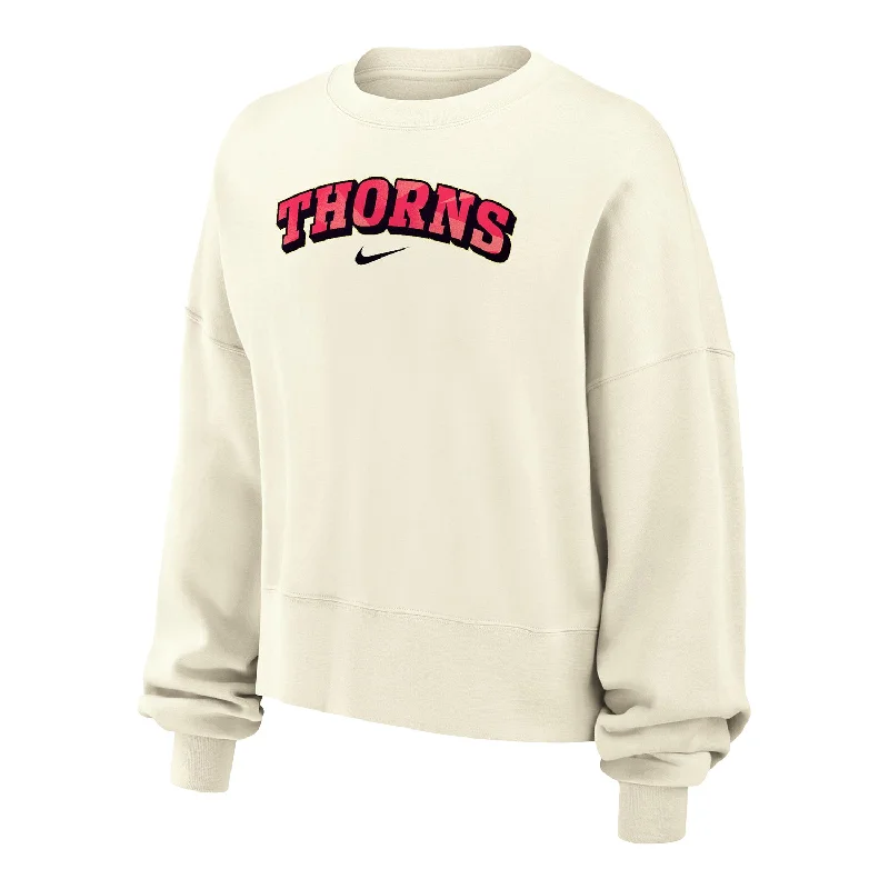 soft women's outerwearsoft women's outerwearMilitary-style men's outerwearWomen's Nike Portland Thorns Status Off-White Crewneck