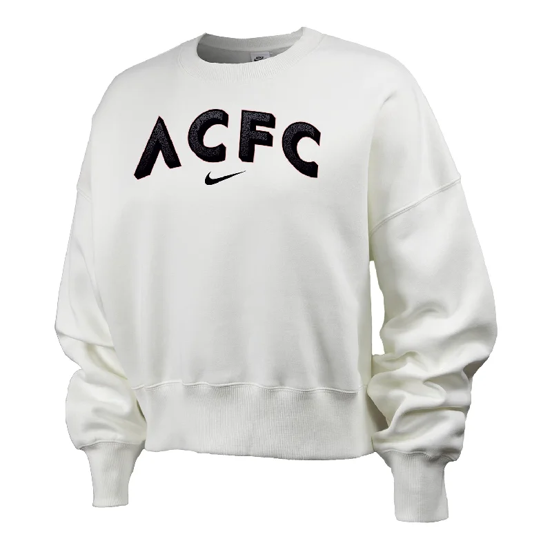 outdoor adventure outerwearoutdoor adventure outerwearMen's fur-lined outerwearWomen's Nike Angel City FC Status Off-White Crewneck