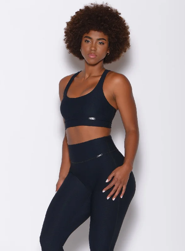 street style sets for womenChevron Sports Bra