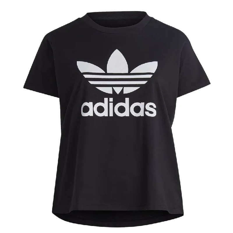 spring women's outerwearspring women's outerwearExtreme cold men's outerwearadidas - Women's Adicolor Classics Trefoil T-Shirt (Plus Size) (HY8341)