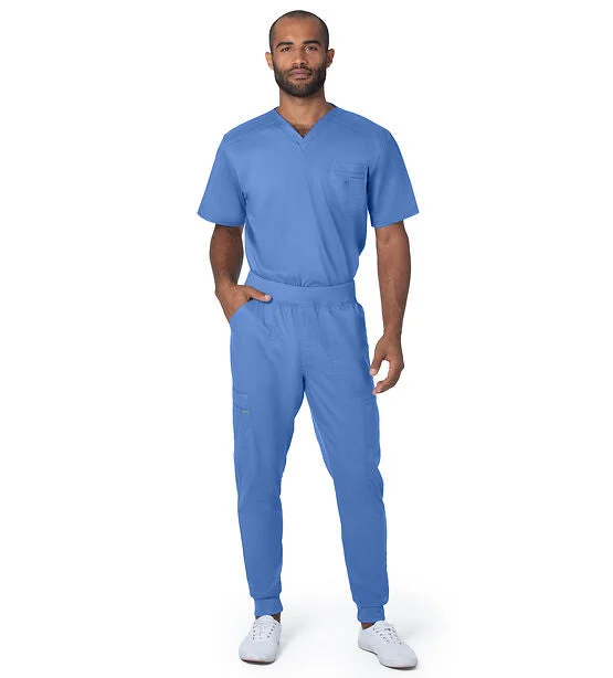 trendy comfy setsLandau Proflex Men's V Neck With jogger Set