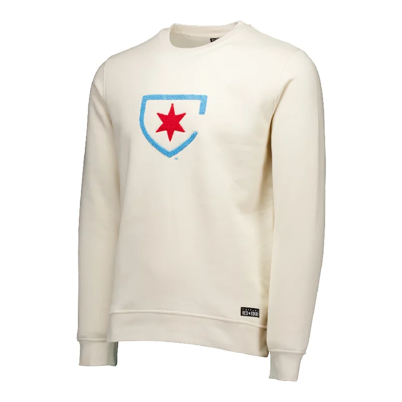 winter coat women's outerwearwinter coat women's outerwearBreathable men's outdoor outerwearUnisex Chicago Red Stars Logo Off-White Crewneck