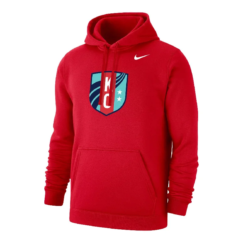 winter women's outerwearwinter women's outerwearHigh-tech men's winter outerwearUnisex Nike KC Current Crest Red Hoodie