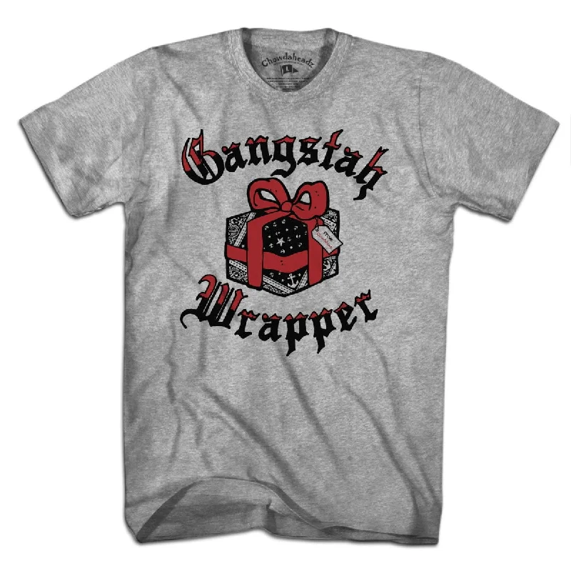 affordable cotton women’s T-shirtsGangstah Wrapper Holiday T-Shirt