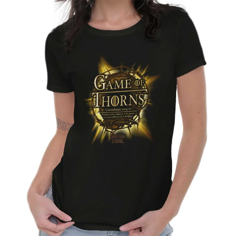 women’s T-shirts for everyday wearGame of Thorns Ladies T Shirt