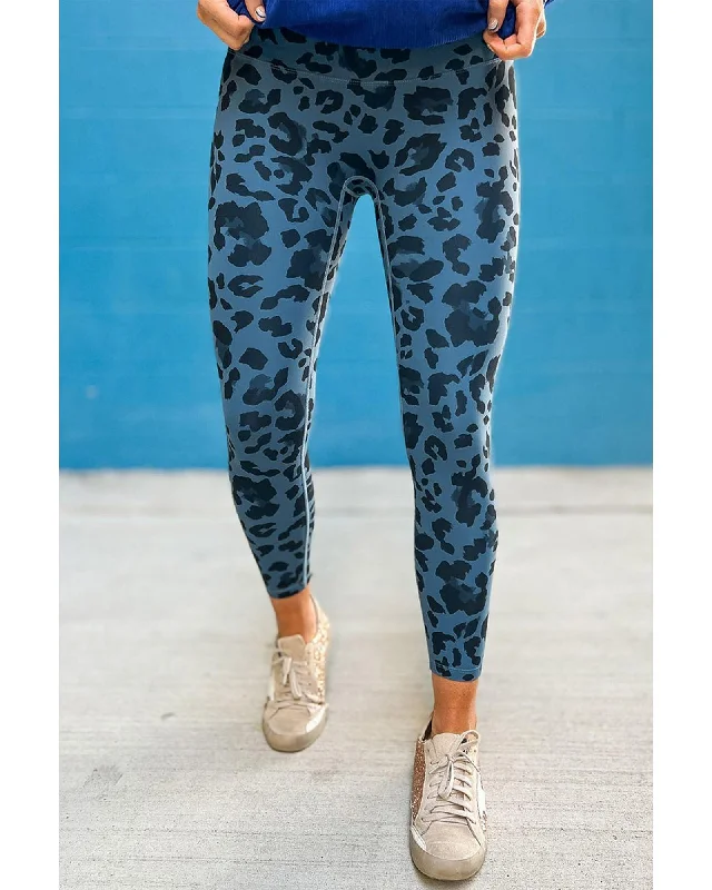 leggings for casual looksAzura Exchange Leopard Print Active Leggings - L