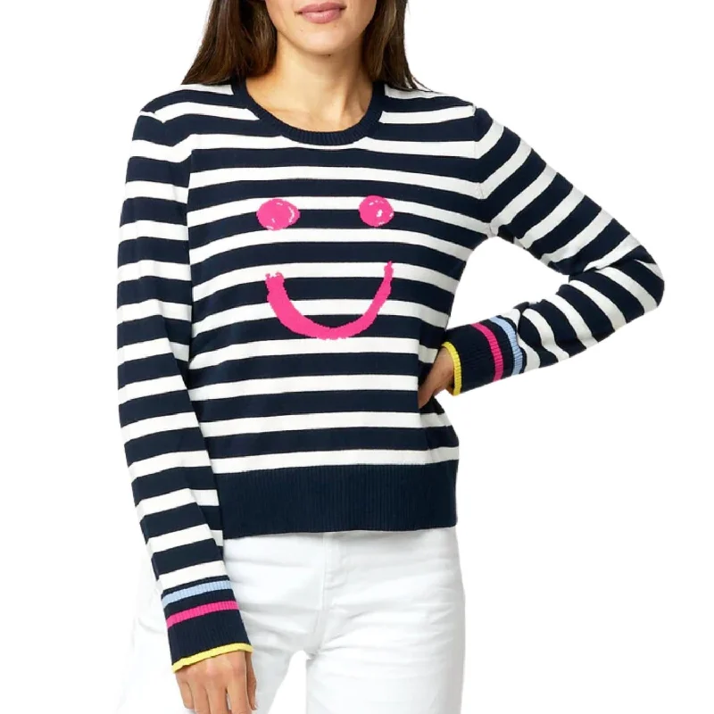 women's sweaters for workLiz Smiley Sweater In Indigo