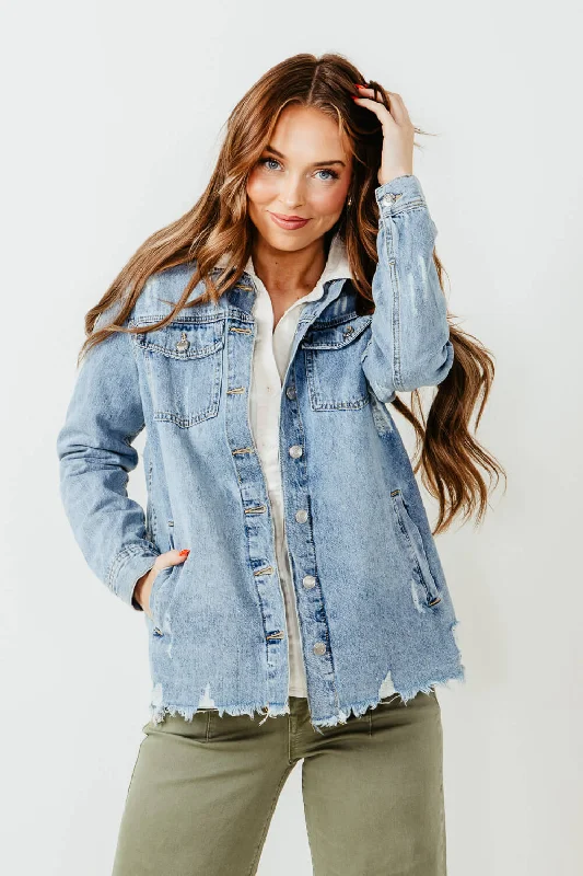 women's tank topsThread & Supply Villa Denim Jacket for Women in Medium Wash | J1133CDTS-DENIM