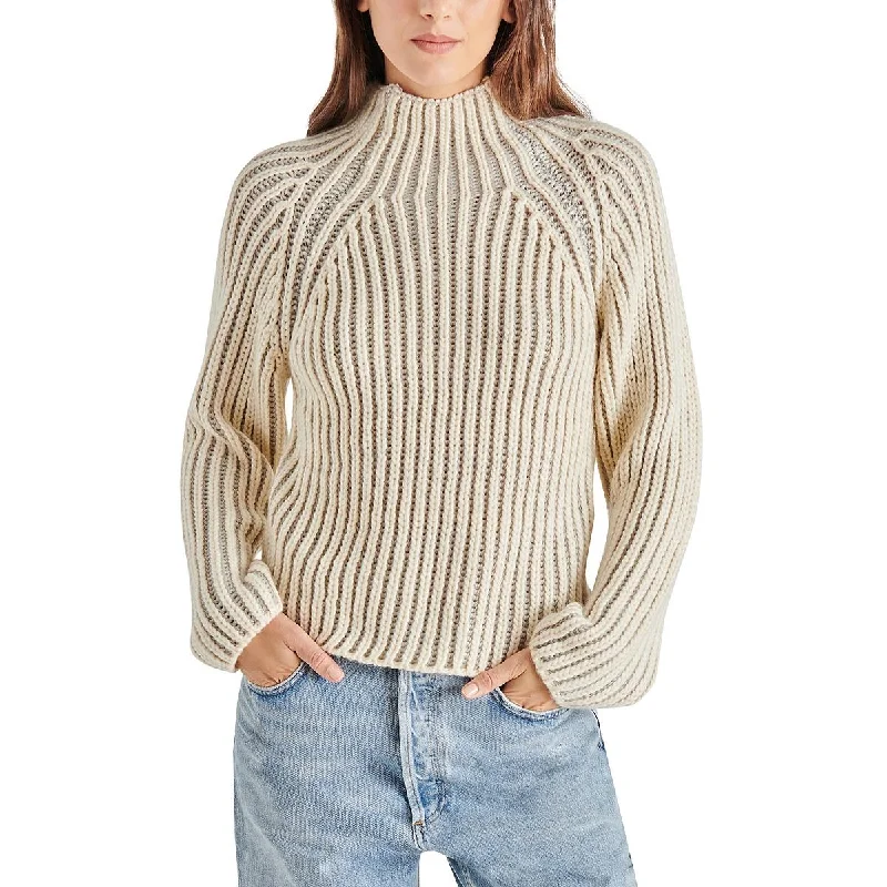 fashionable sweaters for womenTerra Womens Cable Knit Long Sleeve Funnel-Neck Sweater