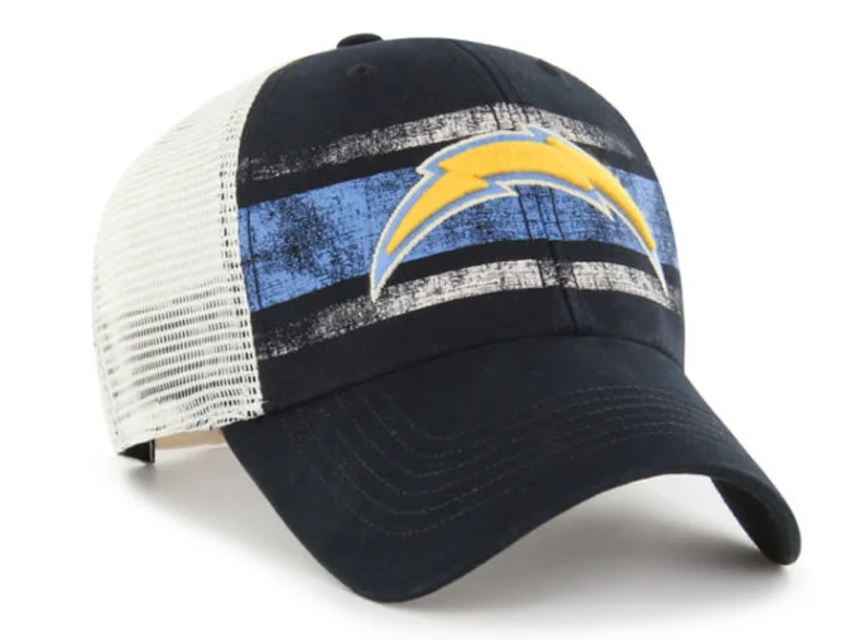 basic tops for womenLos Angeles Chargers Adult 47 Brand Vintage Black Interlude MVP Adjustable Hat