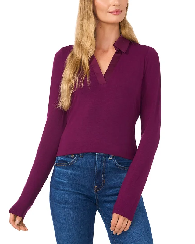 plain women's sweatersCece Knit Top