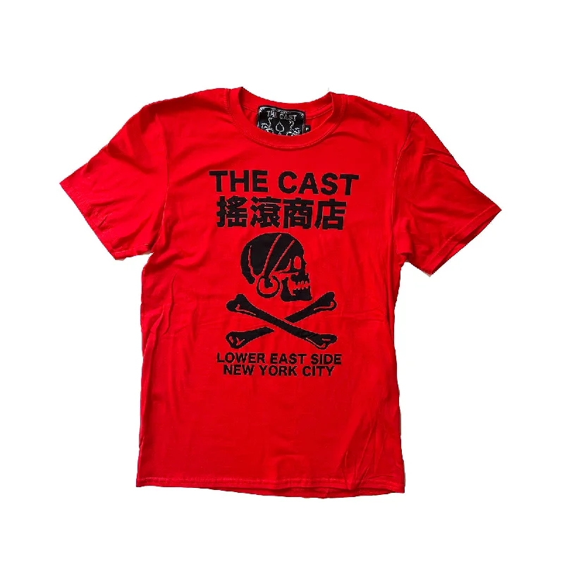 women’s casual T-shirtsTHE CAST T (RED)