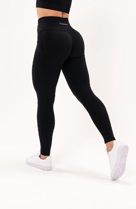 leggings for pilates classesTempo Seamless Scrunch Leggings - Black