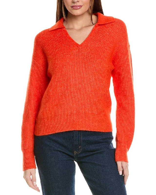 women's sweaters for officeMichael Stars Stevie Collared Pullover