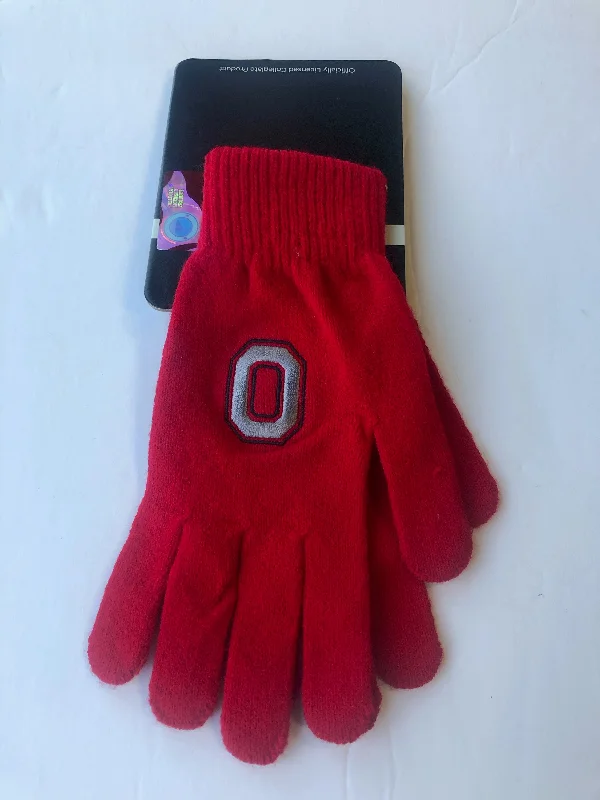 trendy tops for womenOhio State Buckeyes Adult Knit Red Gloves