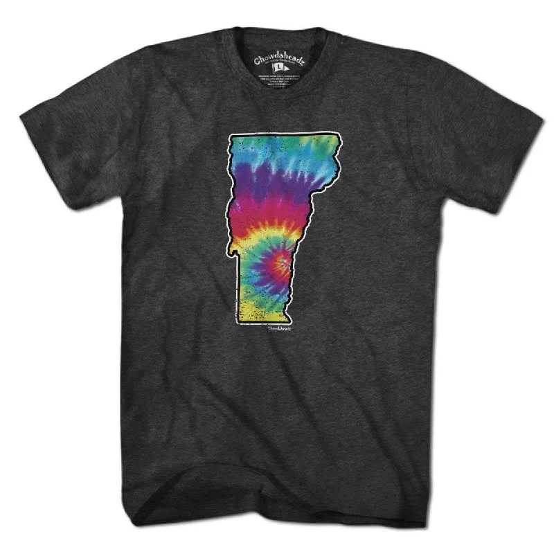 relaxed women’s T-shirts for loungingVermont Tie Dye T-Shirt