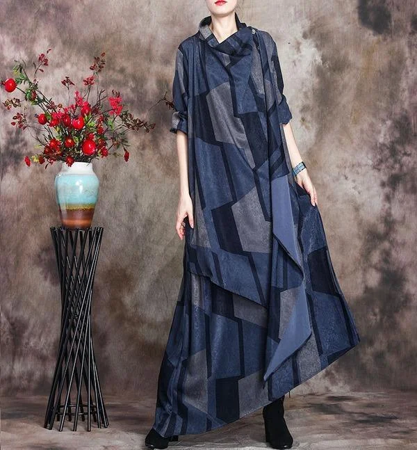 Vibrant dresses & jumpsuits for partiesPlus Size Patchwork Dresses Female 2020 Autumn Spring Dress