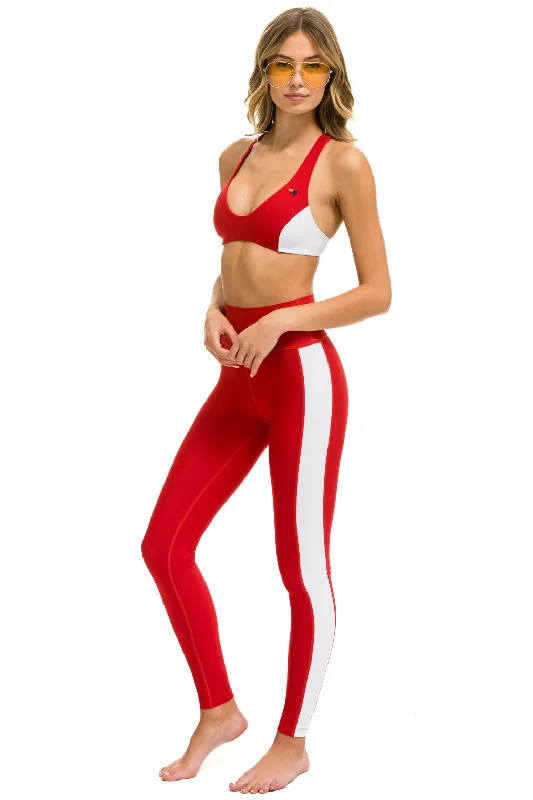 leggings for running marathonsFULL LENGTH HI-RISE SPEED LEGGINGS - CHERRY