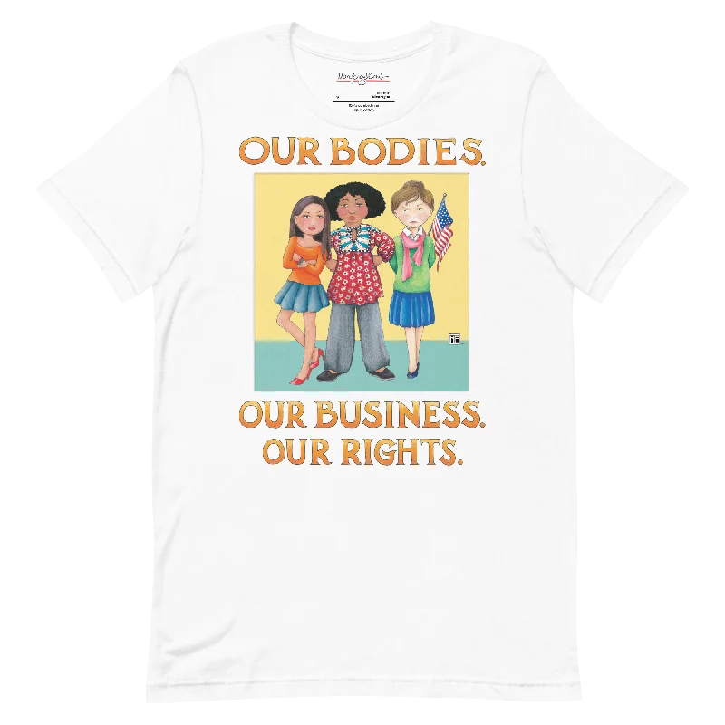 relaxed women’s T-shirts for loungingOur Rights Unisex T-Shirt