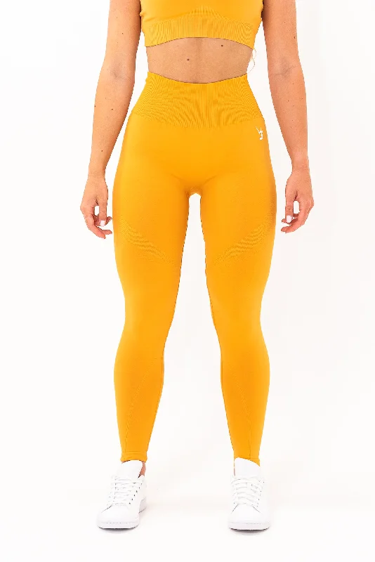 fashion leggings for womenUnlimited Seamless Leggings - Orange