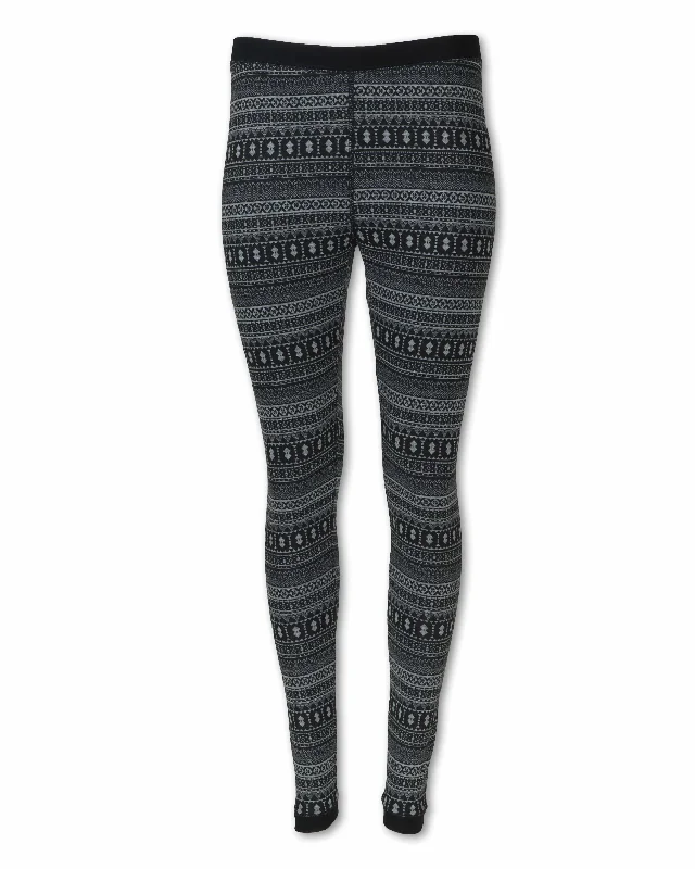 leggings for warmer climatesFAIR ISLE JACQUARD KNIT LEGGINGS