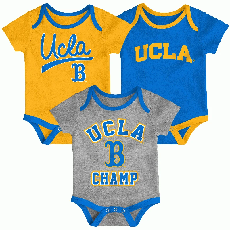 women's tunic topsUCLA Bruins Infant Champ 3-Piece Creeper Set Onesie