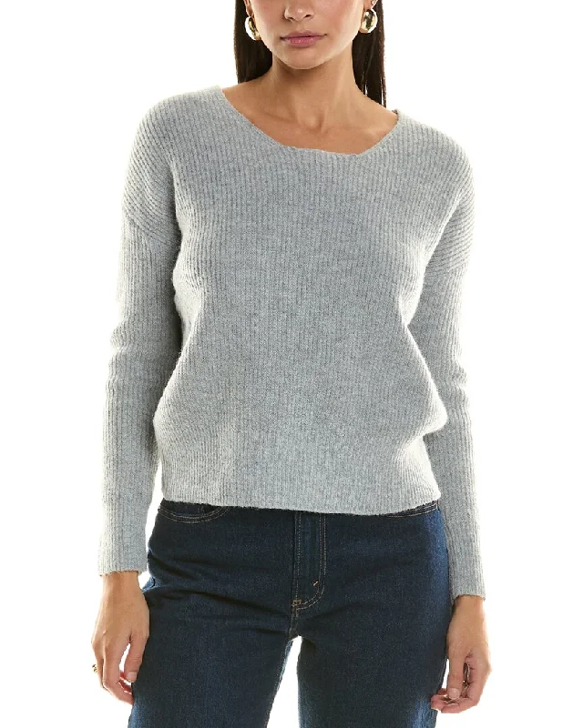 women's fashionable sweatersBishop + Young Corey Twist Back Sweater