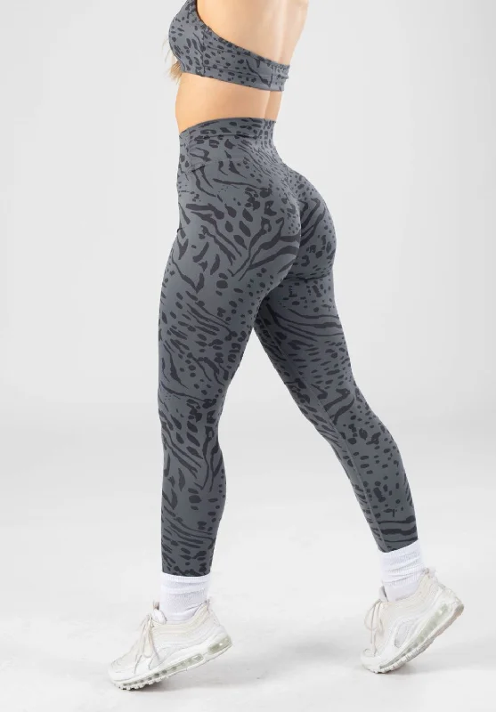 leggings with stylish detailsReluna Original Sculptseam™ Legging Grey Tiger