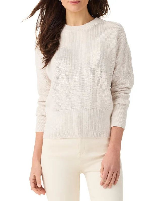 elegant women's sweatersNic & Zoe Stitched Crew Sweater