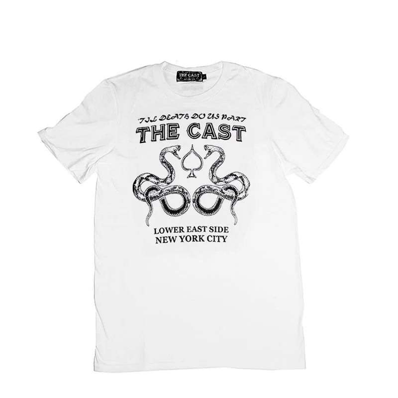 summer women’s T-shirtsTHE CAST Til Death Do Us Part T - White