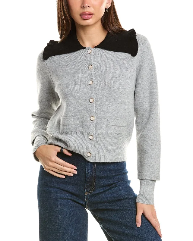 casual women's sweatersColette Rose Wool-Blend Sweater