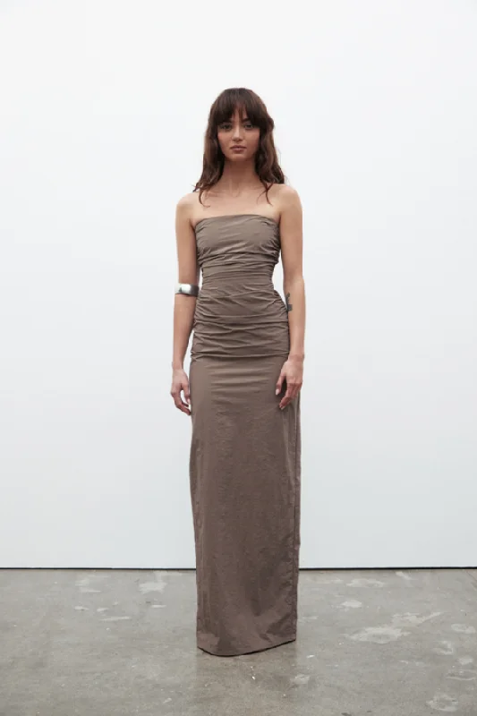 Luxe dresses & jumpsuits for special eventsAlina Dress Taupe