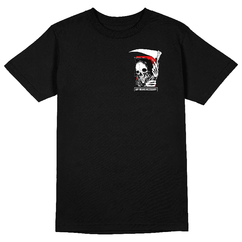 women’s T-shirts with unique printsReaper T-Shirt Black