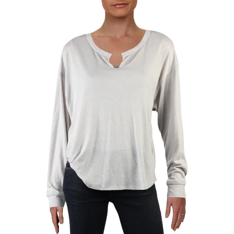 trendy sweaters for womenWomens Distressed V-Neck T-Shirt