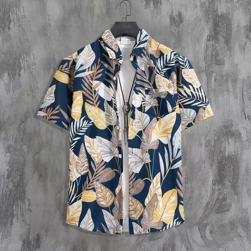 women's fashion tops onlineFloral Retro Loose Shirt