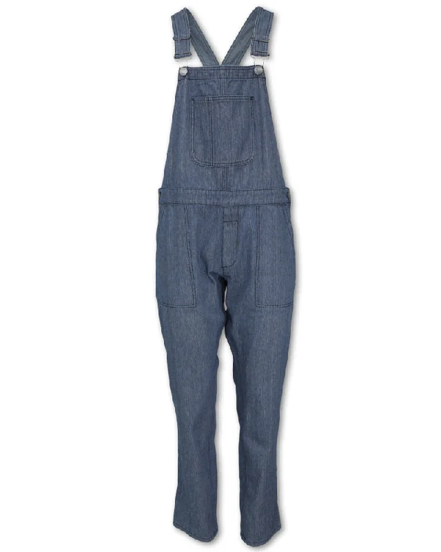 leggings with side pocketsPINSTRIPE DENIM OVERALLS