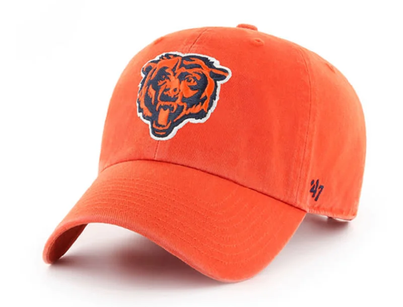 formal tops for womenChicago Bears Adult 47 Brand Orange Bear Clean Up Adjustable Hat