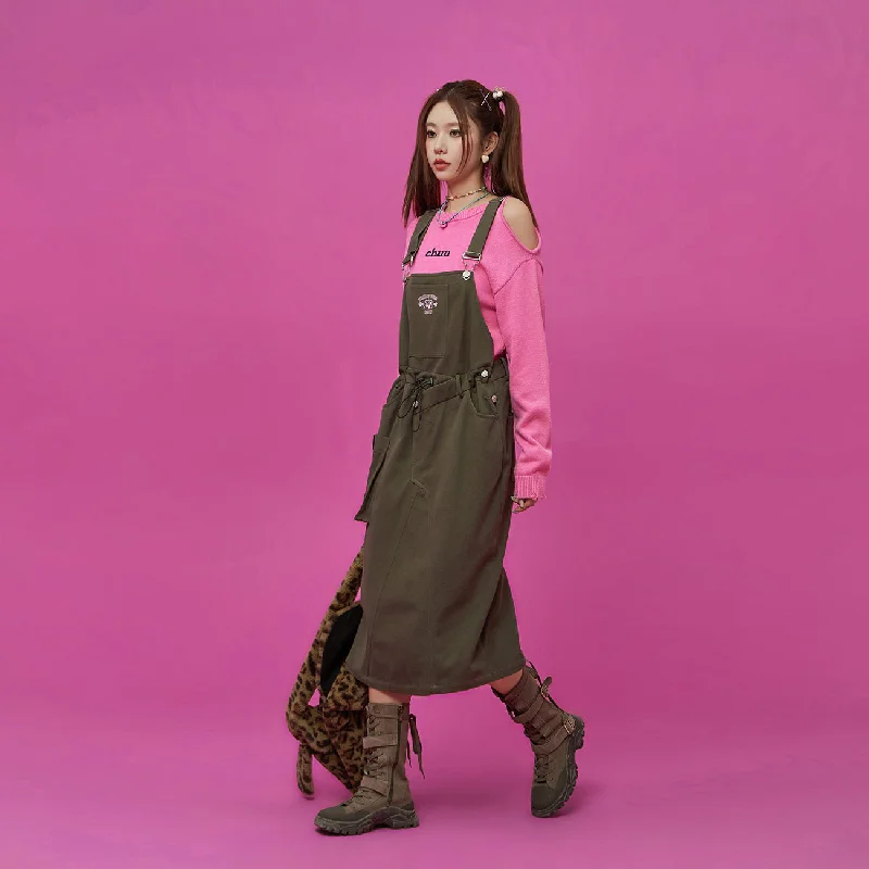 Designer dresses & jumpsuits for womenPocket Overalls Dress