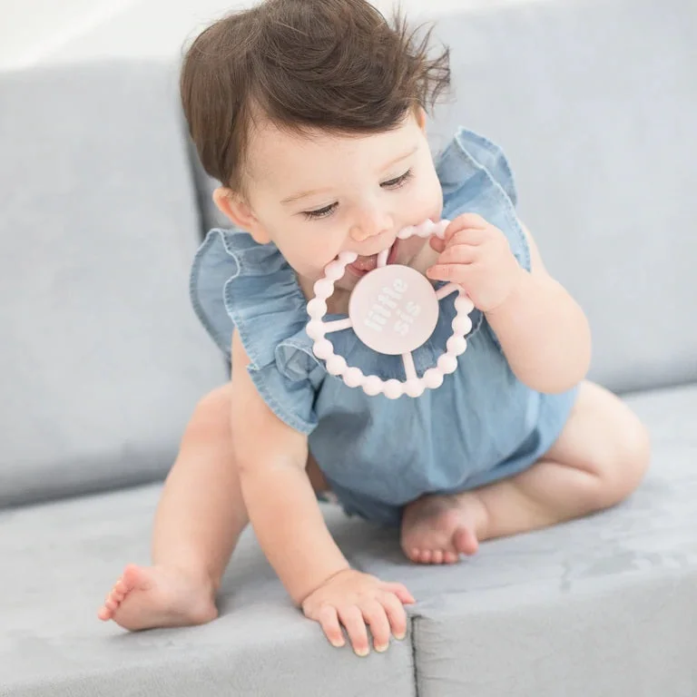 oversized graphic tops for womenLittle Sis Teether