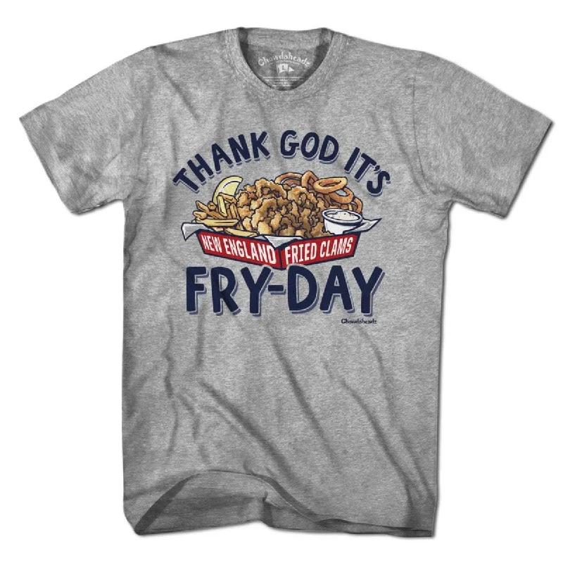 chic women’s T-shirts for all seasonsThank God It's Fry-Day T-Shirt