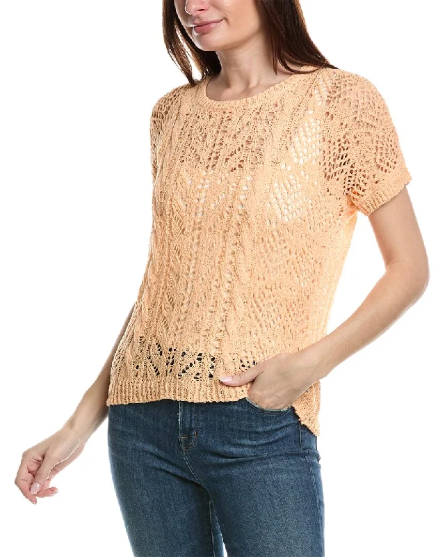 lightweight cardigans for womenBobeau Crochet Sweater