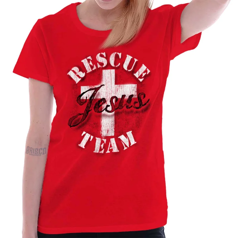 fun women’s T-shirtsRescue Team Ladies T Shirt