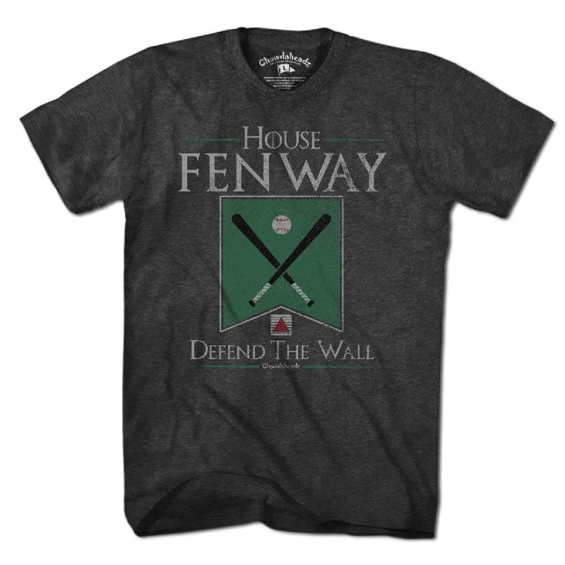 women’s T-shirts for everyday wearHouse Fenway Baseball Banner T-shirt