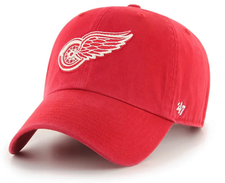 women's off-shoulder topsDetroit Red Wings Adult 47 Brand Red Adjustable Hat