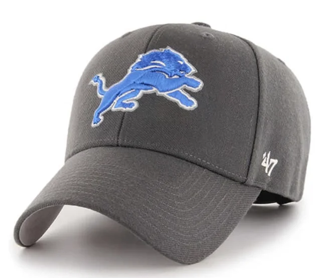 vintage tops for womenDetroit Lions Adult 47 Brand Grey MVP Adjustable Hat