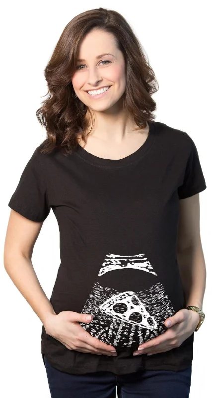 chic women’s T-shirts for all seasonsUltrasound Pizza Maternity T Shirt