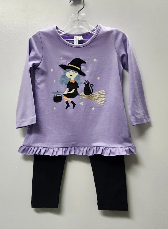 women's lace blouse tops2 Piece Girls Witch Top & Leggings