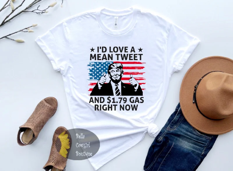 stylish graphic women’s T-shirtsTrump Mean Tweet T-Shirt